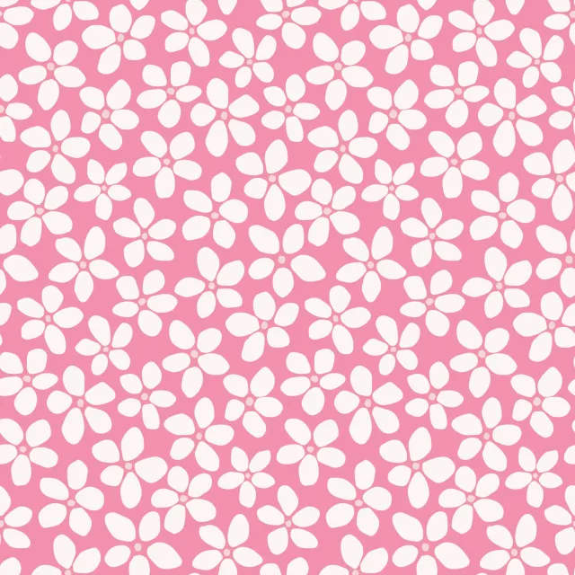 Dekovorhang Bloom Blumen Beige Pink