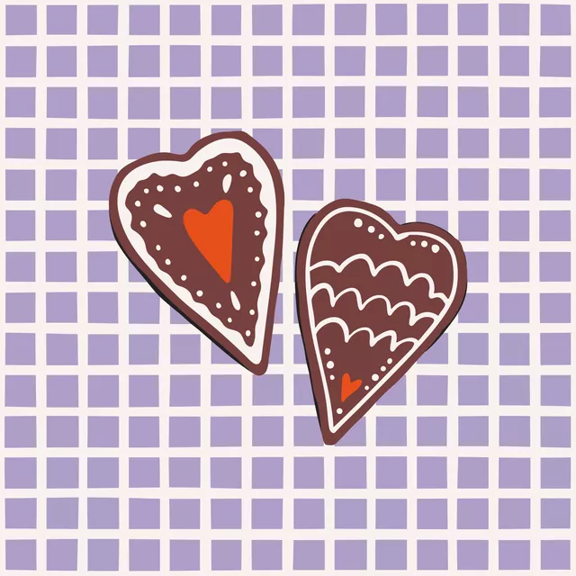 Kissen Lebkuchen Herzen