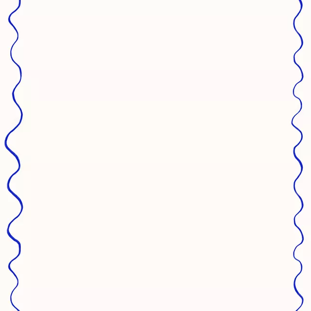 Tischdecke Buon Appetito Welle Blau