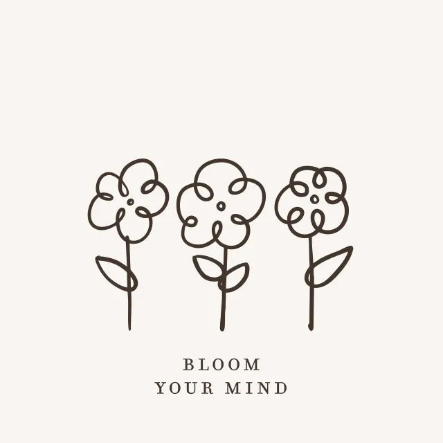 Servietten Bloom Your Mind schwarz
