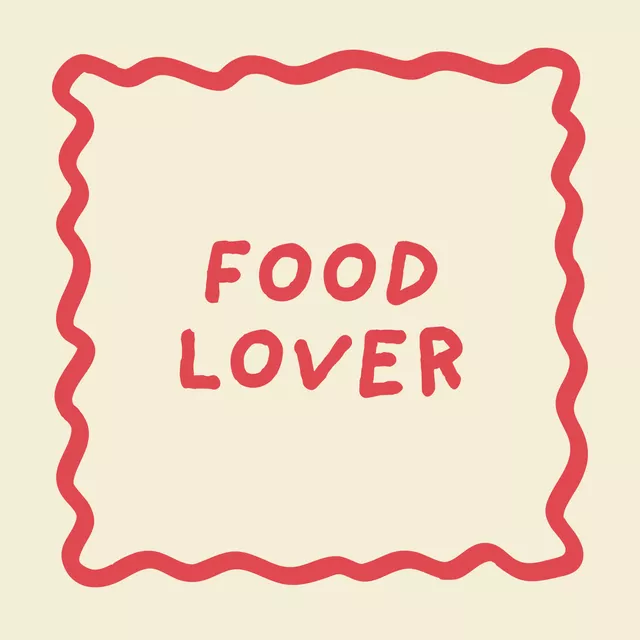 Kissen Food Lover Rand