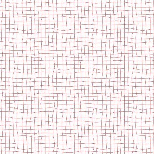 Kissen Grid klein rot