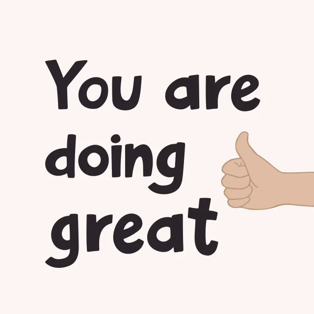 Kissen You Are Doing Great