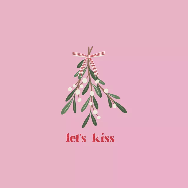 Kissen Mistelnstrauss Pink