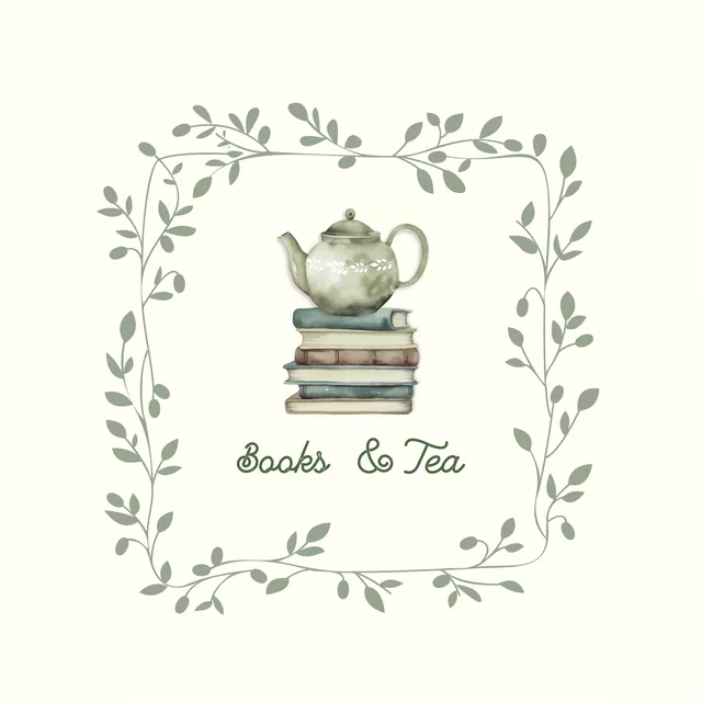 Tischset Bücher & Tee Book Tea