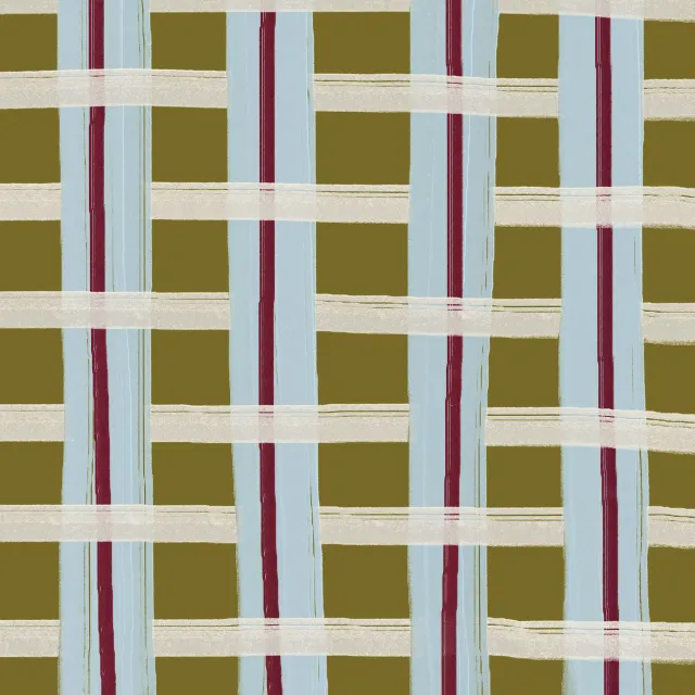 Kissen Retro Woven Checkered