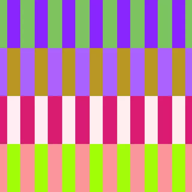 Bankauflage Color Block Bunt