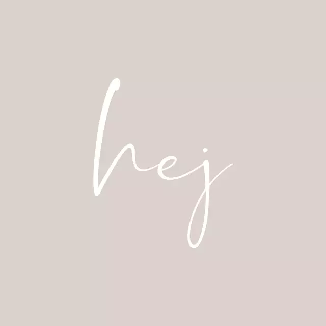 Bankauflage Hej  -  Sag  Hallo Beige