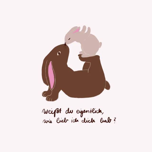 Kissen Hase Weißt du eigentlich