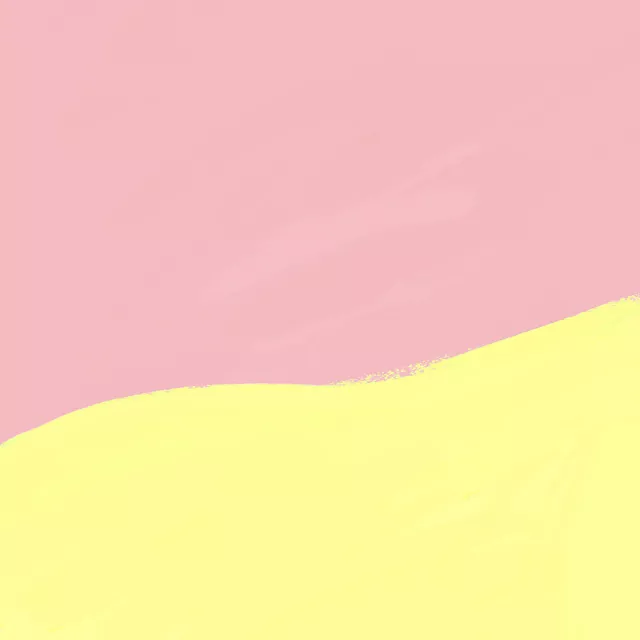 Kissen Color Flow rosa gelb