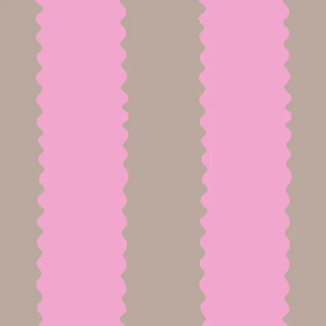 Servietten Streifen pink beige