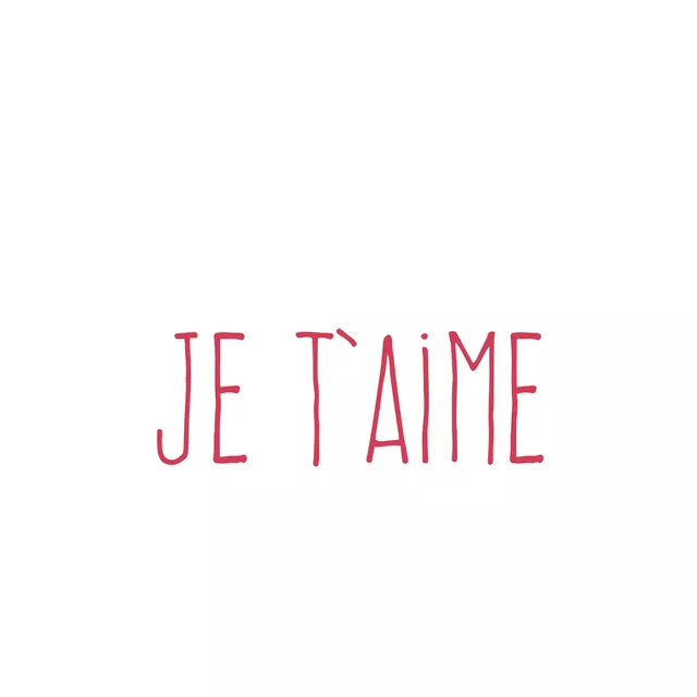 Kissen Je t'aime