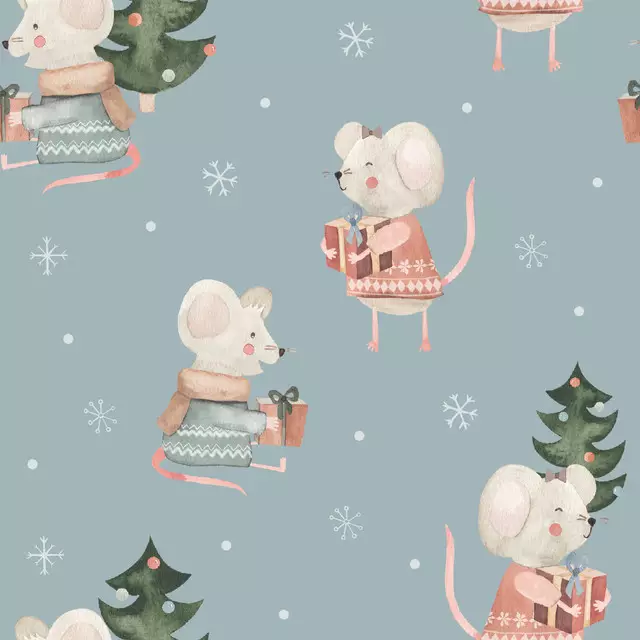 Bankauflage Weihnachtsmaus