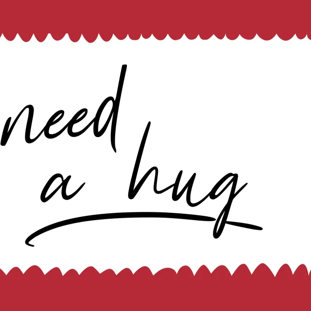 Tischset Need a hug - Umarme mich!