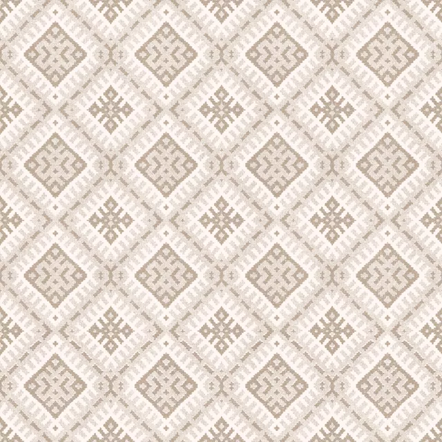 Sitzkissen Nordic Winter Geo beige