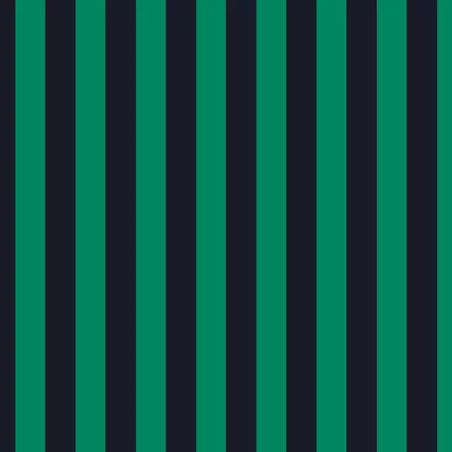 Kissen Striped Blue Green