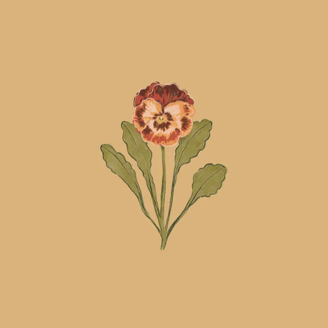 Servietten Landliebe Stiefmütterchen