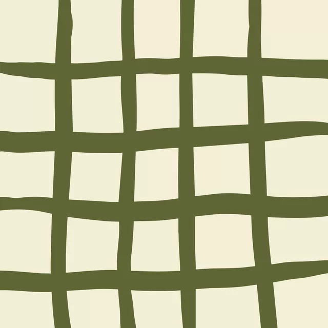 Kissen Gitter Beige Green