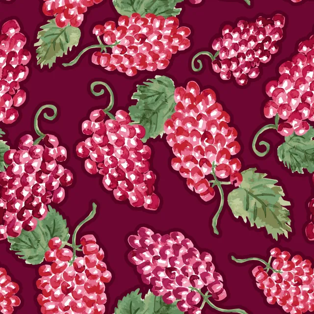 Bankauflage Vineyard Grapes burgundy