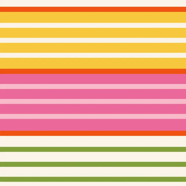 Bettwäsche Sommerlich gestreift