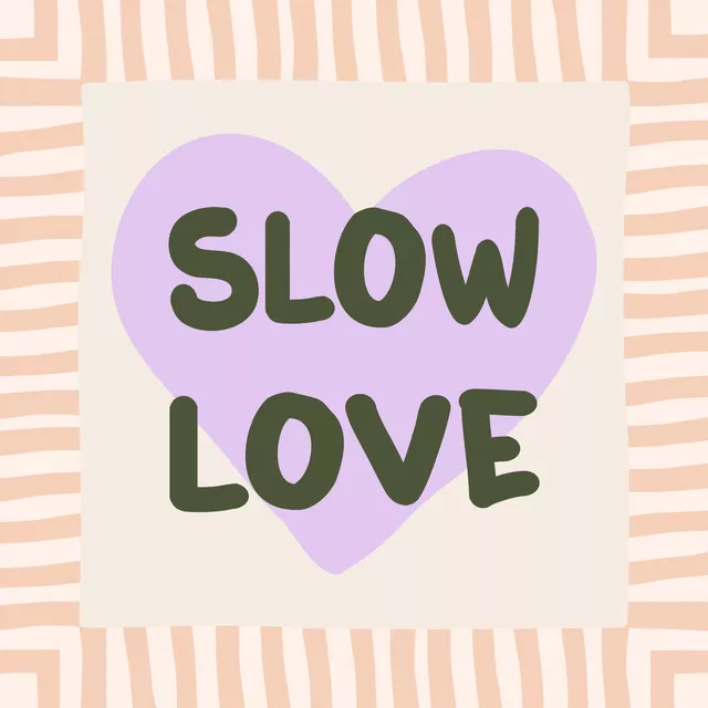 Kissen Slow Love pink