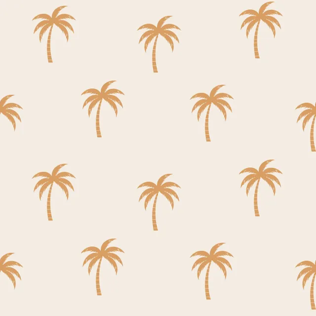 Sitzkissen beige palmen