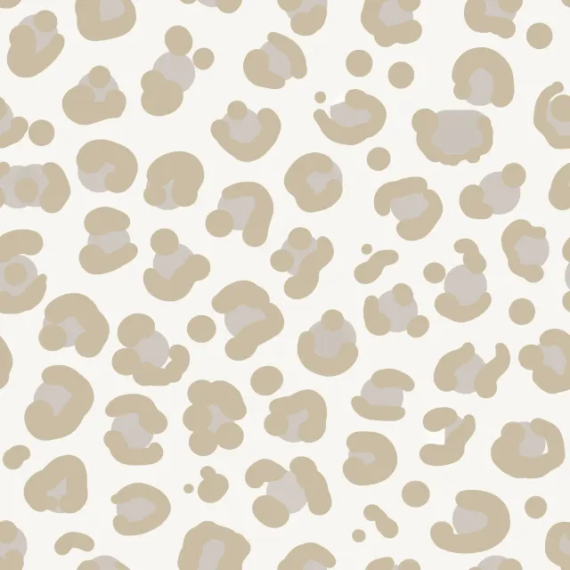 Bodenkissen Leopardenmuster natur