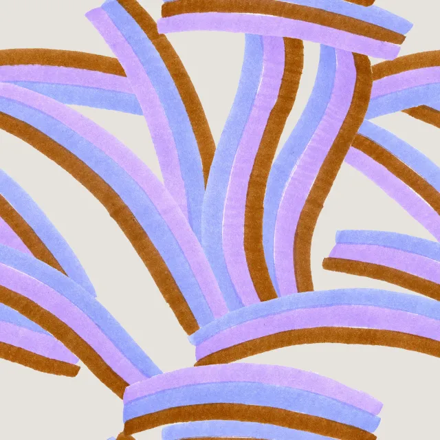 Kissen Wintermood Streifen