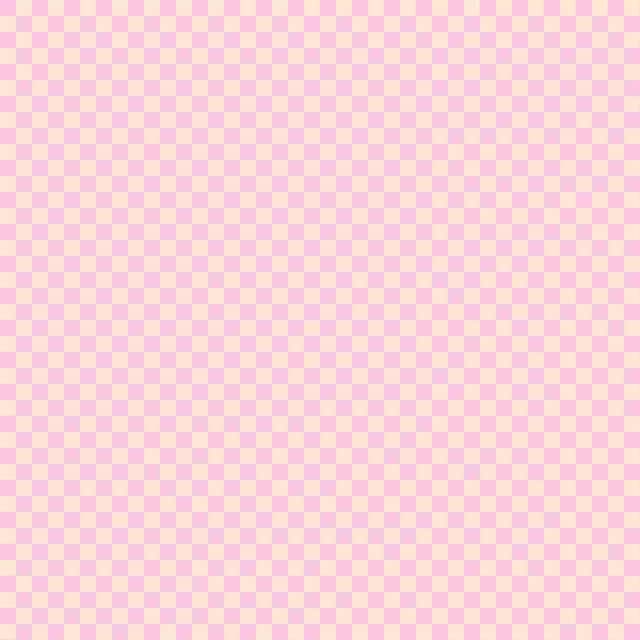 Bettwäsche Schachbrett rosa creme