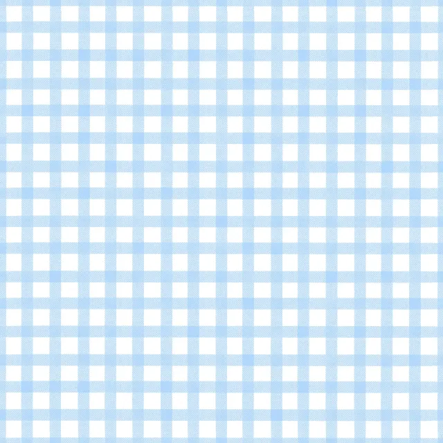 Dekovorhang Karomuster Blau