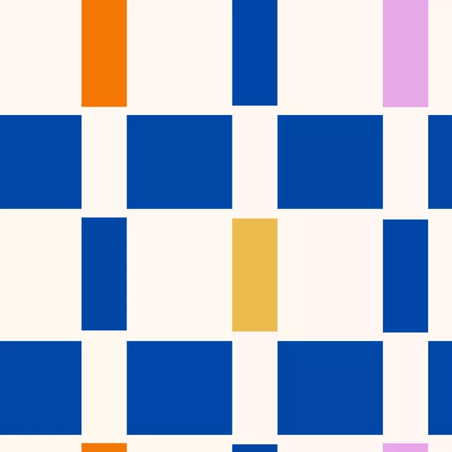 Sitzkissen blue block stripes