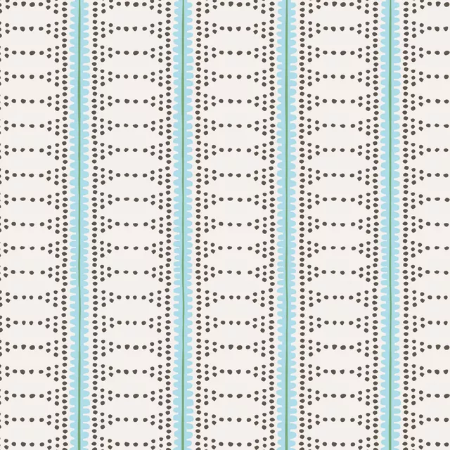 Bankauflage boho summer stripe türkis