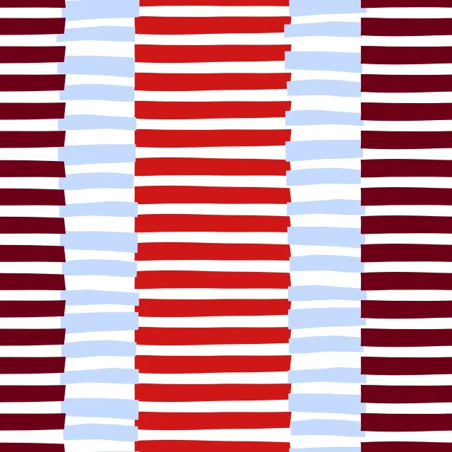 Servietten Himmelblau Streifenmix