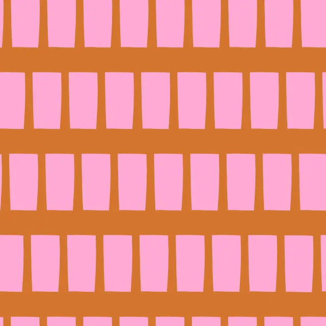 Dekovorhang Blütenpink Grid