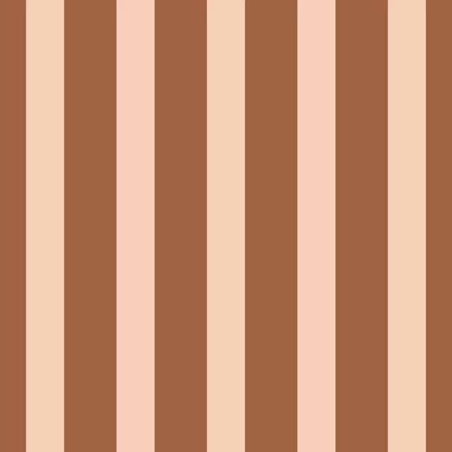 Kissen Bold Stripes brown