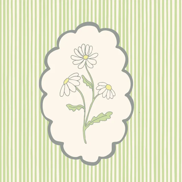 Servietten Marguerite stripes