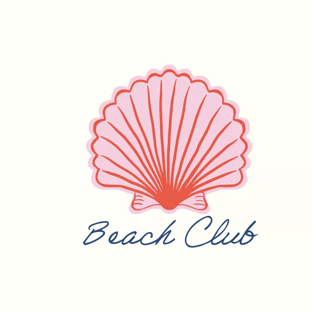 Servietten beach club - pink