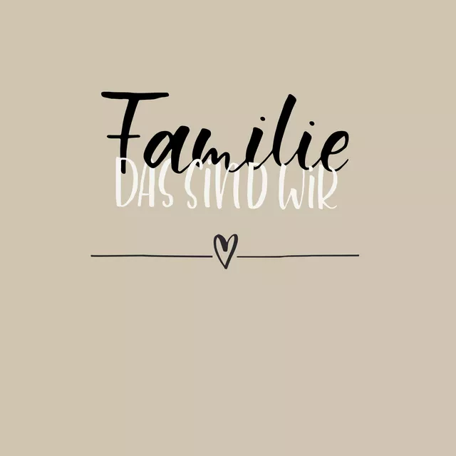 Servietten Familie das sind wir fog