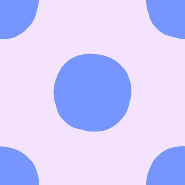 Bettwäsche Punkte Blau & Lila