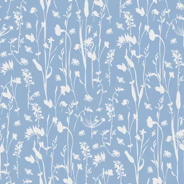 Bankauflage Wildblumen Powder Blue