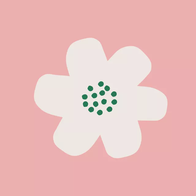 Kissen Flower 4 Pink