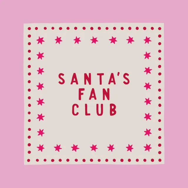 Kissen Santa's Fan club