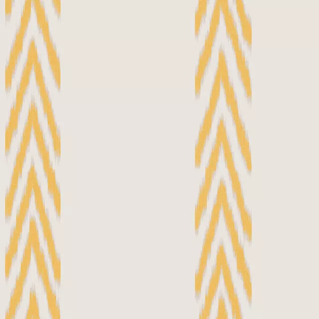 Kissen Stripes Ikat Yellow