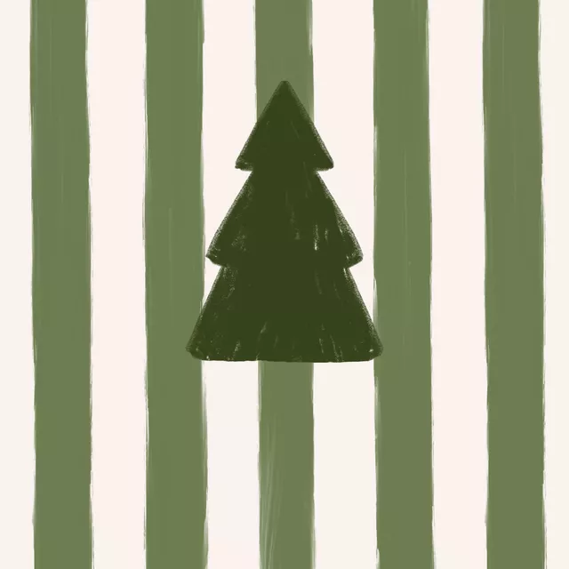 Kissen Stripe Tree
