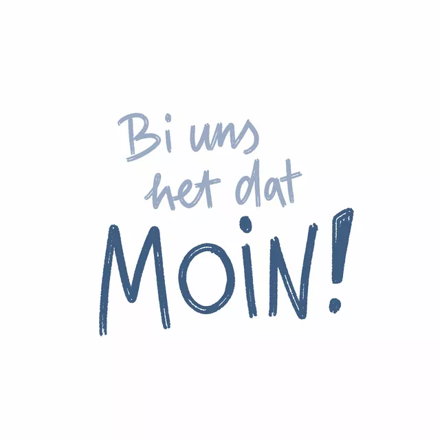 Geschirrtuch Bi uns het dat Moin!