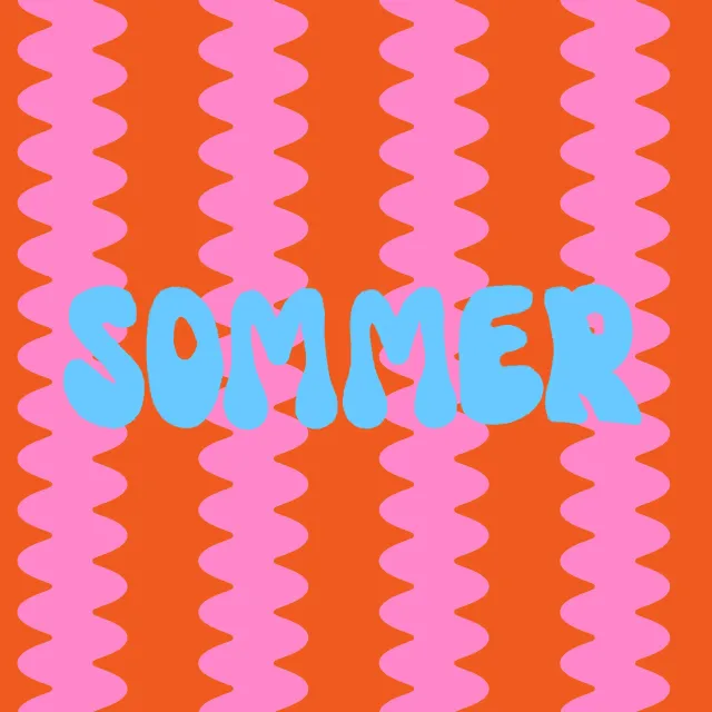 Servietten Sommer Wellenstreifen