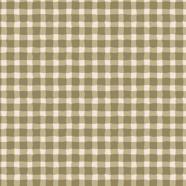 Kissen Herbstkaro Hellgrün