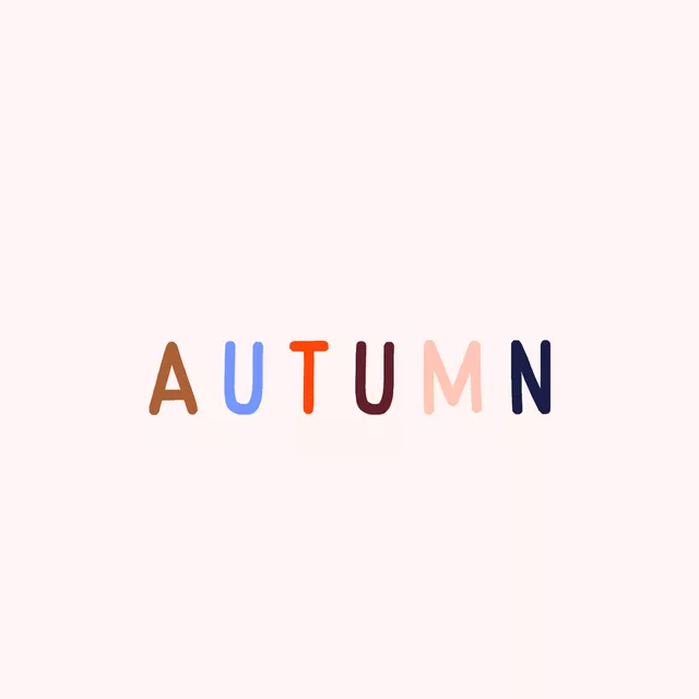 Kissen Typo Herbst "Autumn"