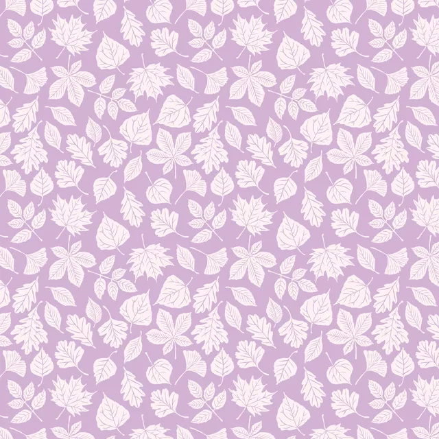 Tischläufer Herbstblätter Lila