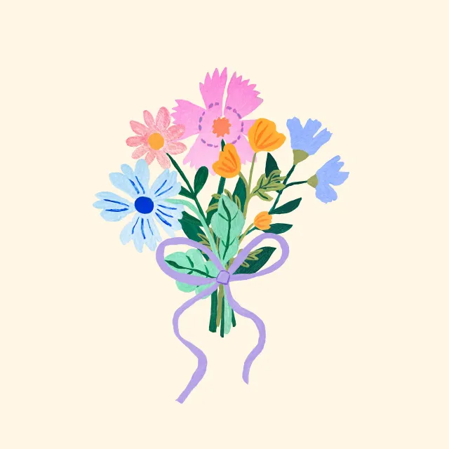 Kissen Floral Fantasy Bouquet